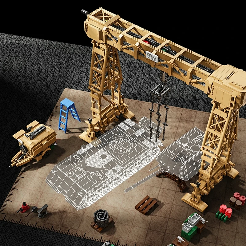 12GO 97037 RIVERS GANTRY CRANE Military