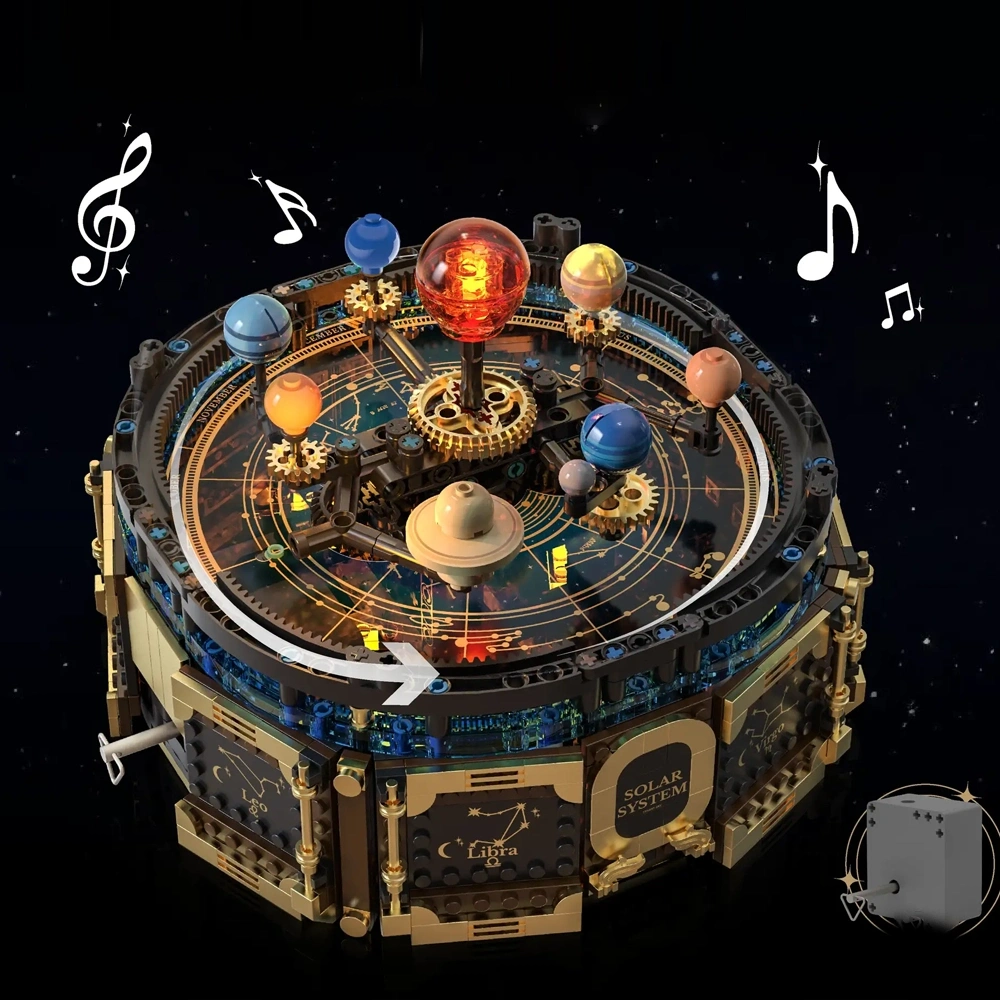 TUOMU T1123 Herate Astral Solar System Music Box Creator Expert
