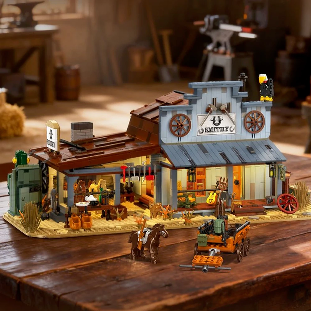 JIESTAR 89145 Western Blacksmith Shop Historical