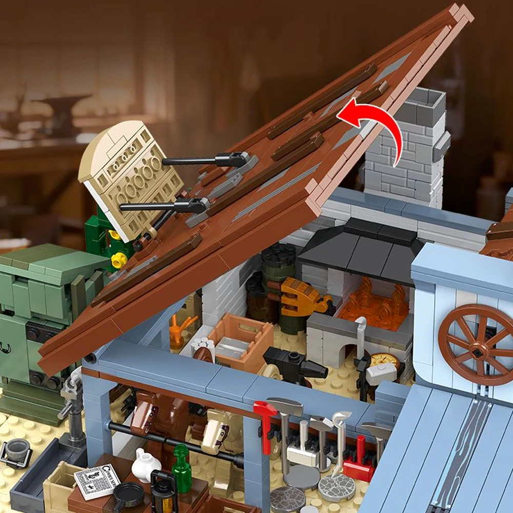 JIESTAR 89145 Western Blacksmith Shop Historical
