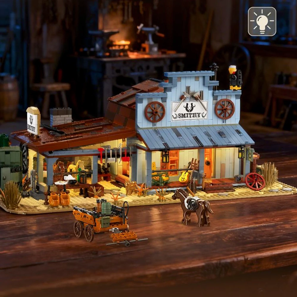 JIESTAR 89145 Western Blacksmith Shop Historical