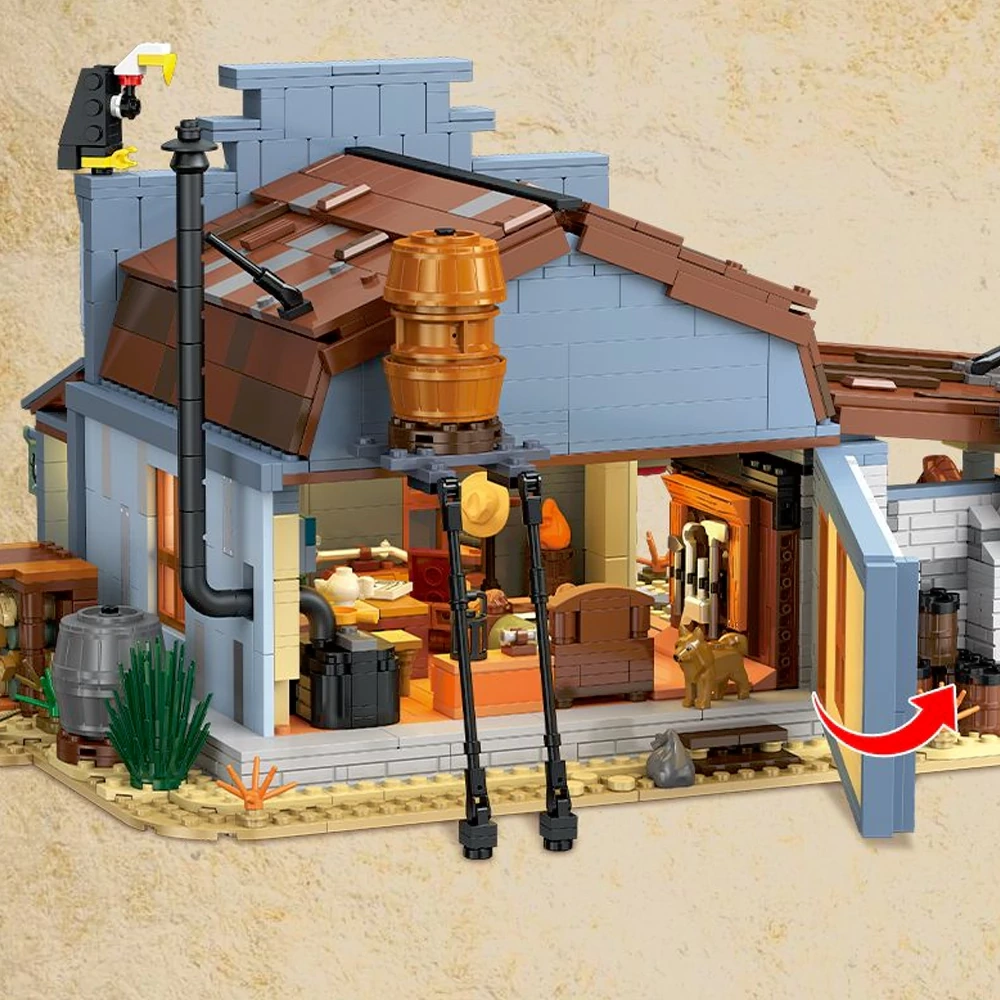 JIESTAR 89145 Western Blacksmith Shop Historical