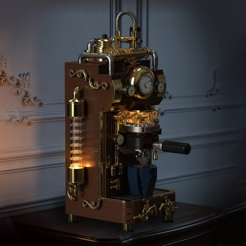 HUIYOYOYI H1026 Retro Steam Coffee Machine Creator Expert