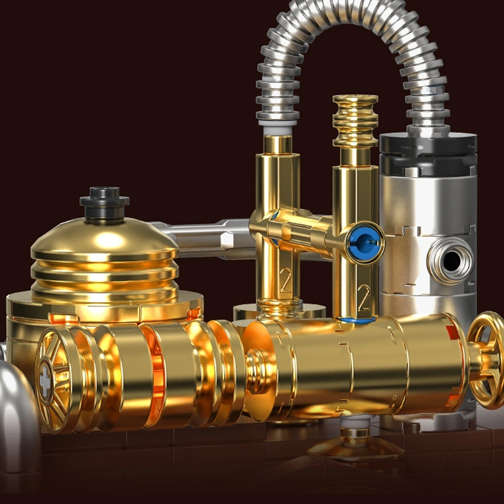 HUIYOYOYI H1026 Retro Steam Coffee Machine Creator Expert