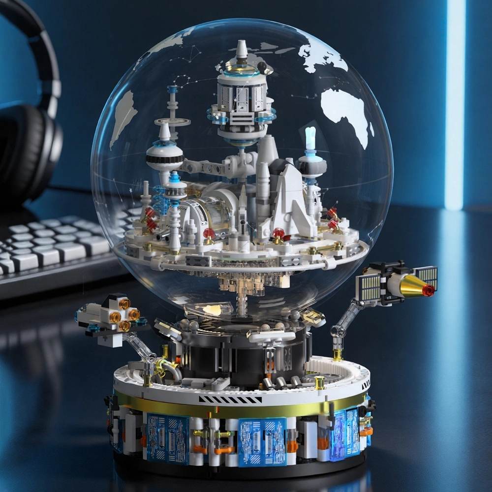 TUOMU T1114 Orbital Crysta Sphere Fortress Creator Expert