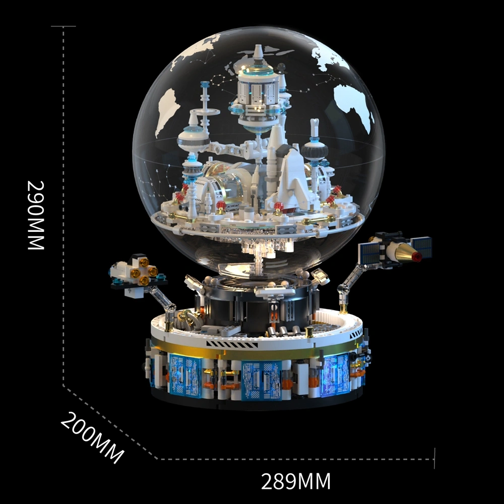 TUOMU T1114 Orbital Crysta Sphere Fortress Creator Expert
