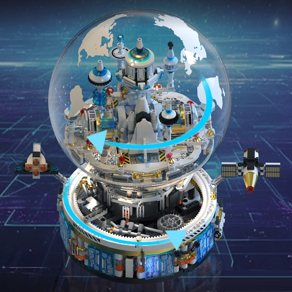 TUOMU T1114 Orbital Crysta Sphere Fortress Creator Expert