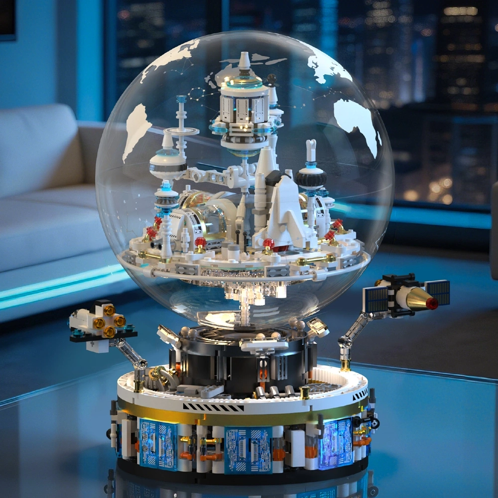 TUOMU T1114 Orbital Crysta Sphere Fortress Creator Expert
