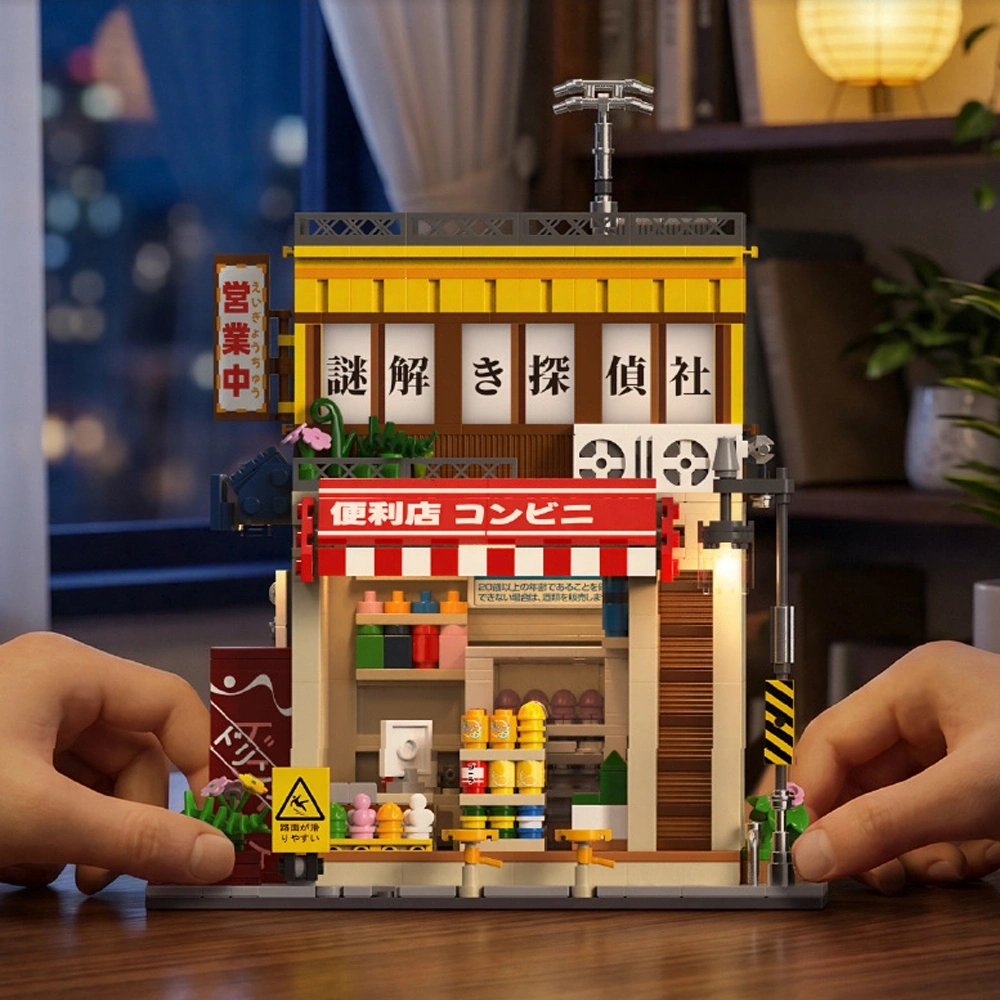 HUIYOYOYI H1012 Machiya Detective Convenience Store Modular Buildings
