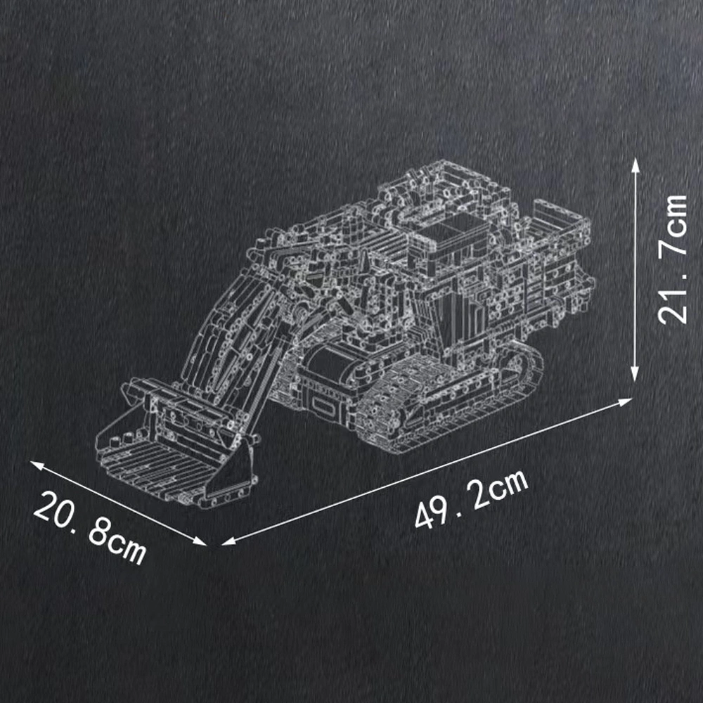 MouldKing 17100 EX8000 Mining Excavator Technic