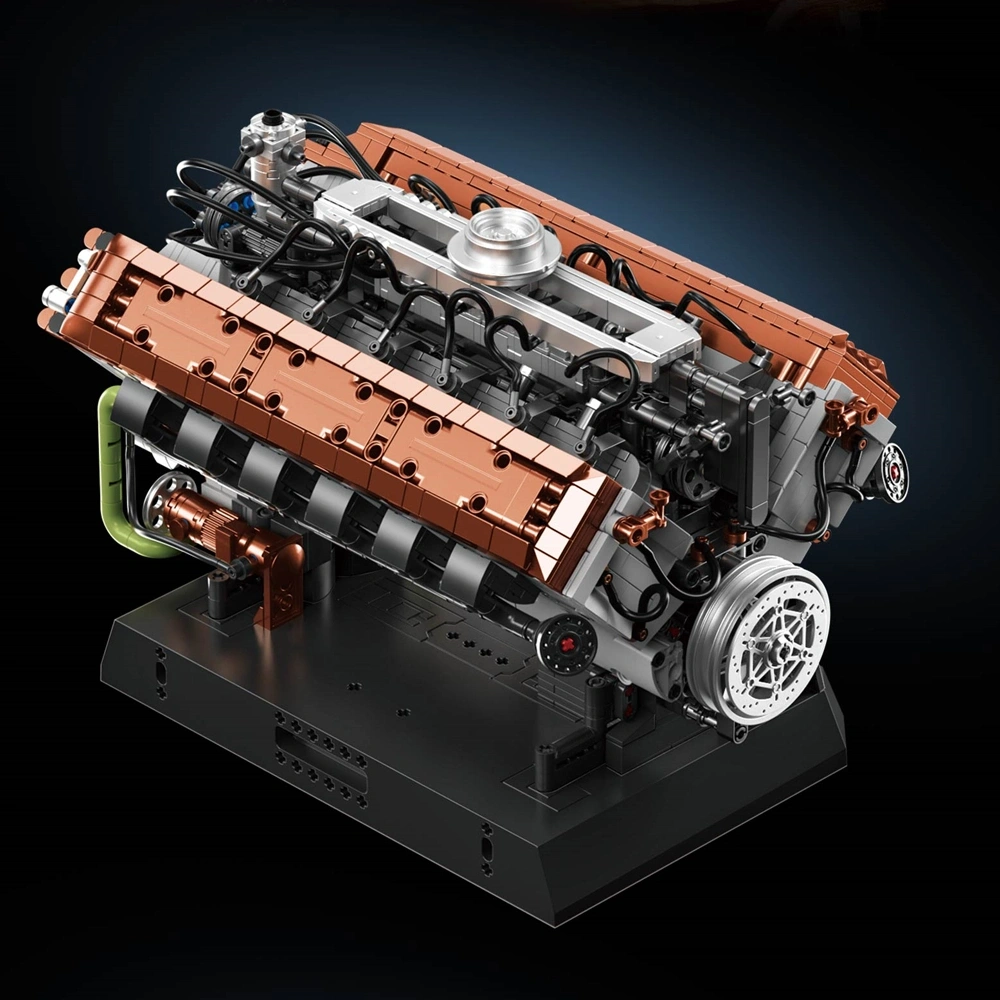 12GO 95009 T34-V2 Tank Engine Technic