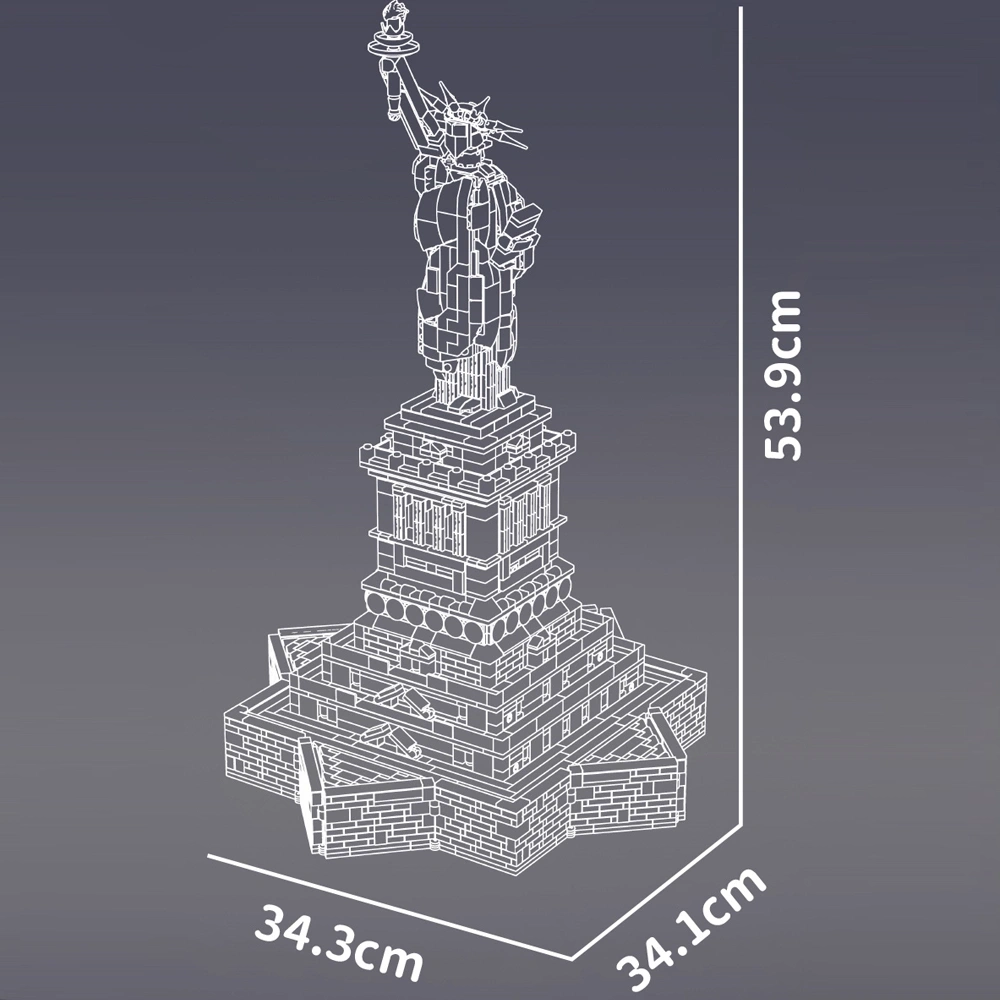 MouldKing 22032 Statue of Liberty Modular Buildings