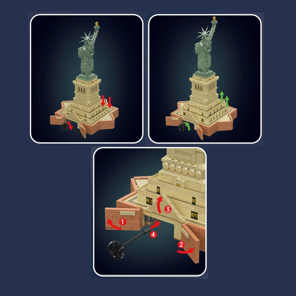 MouldKing 22032 Statue of Liberty Modular Buildings