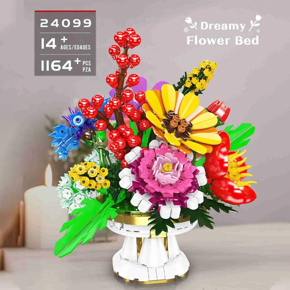 MouldKing 24099 Dreamy Flower Bed Creator Expert