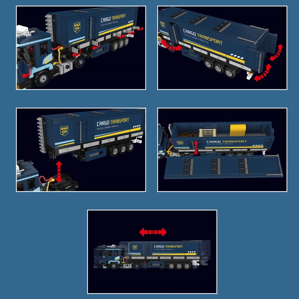 MouldKing 24125 Container Freight Truck Technic