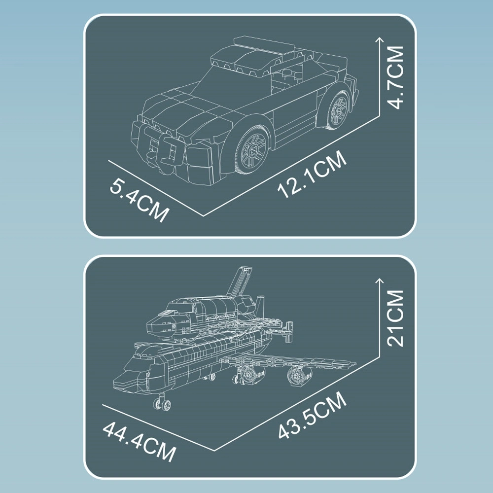 MouldKing 24126 Space Transport Aircraft Technic