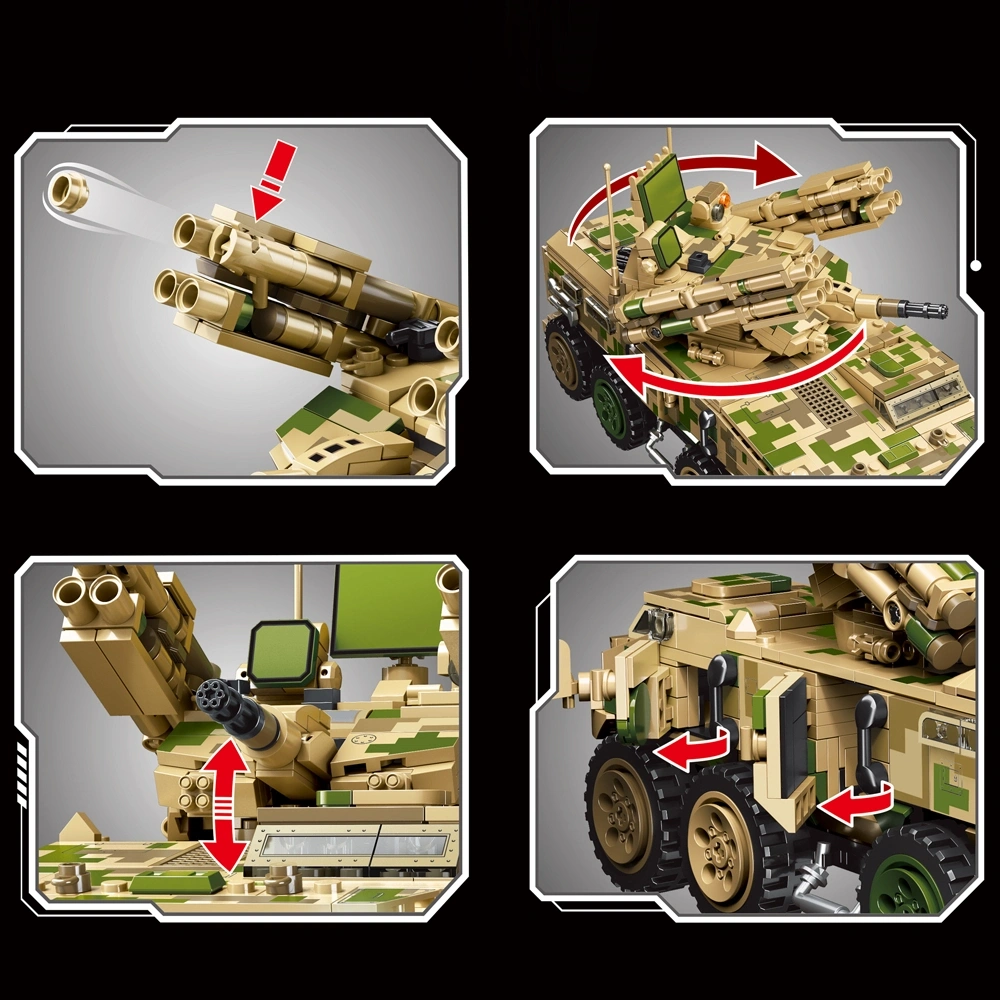 SEMBO 203272 625E Anti-aircraft tanks 1:28 Military