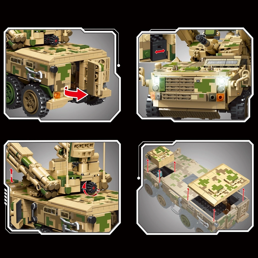 SEMBO 203272 625E Anti-aircraft tanks 1:28 Military