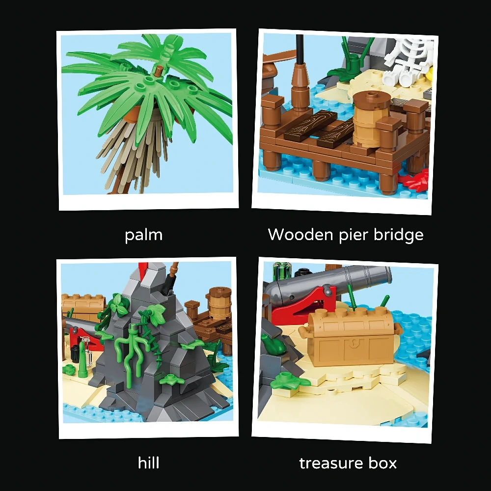 Xbert 66076 Rocky Reef Island Pirates
