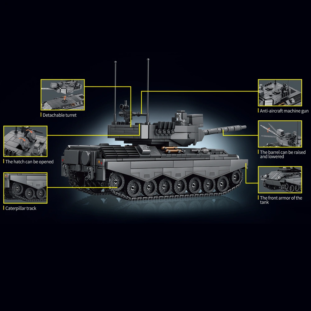 Leyi 66101 LEOPARD 1 MBT Military