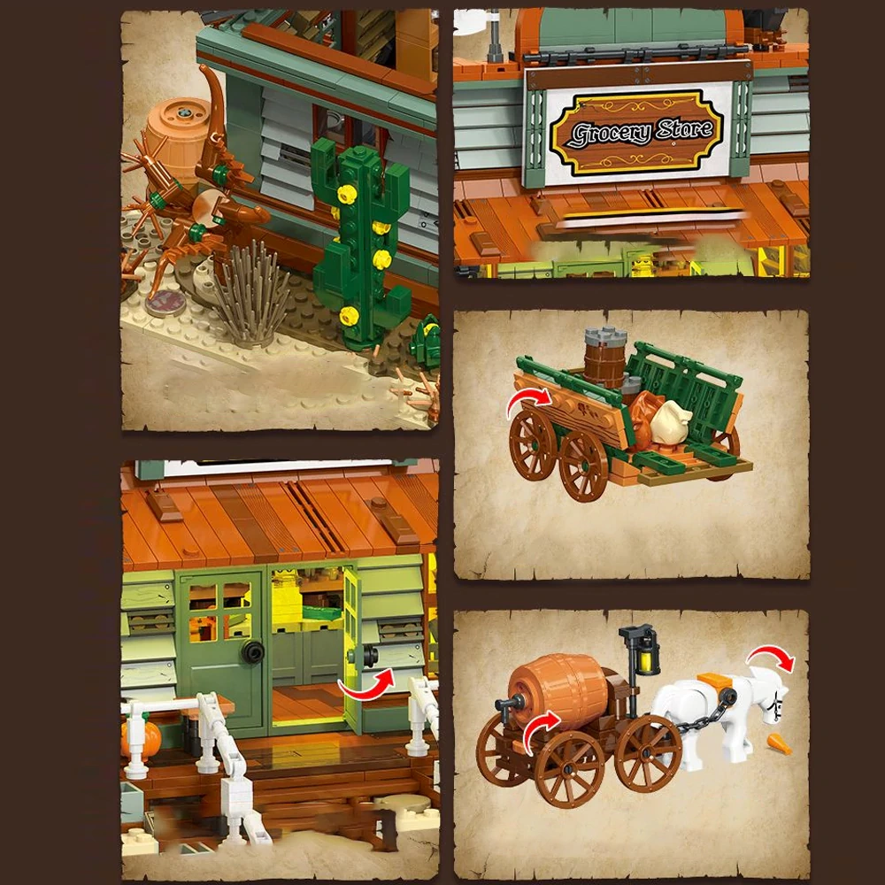 JIESTAR  89144 Western Grocery Store Historical