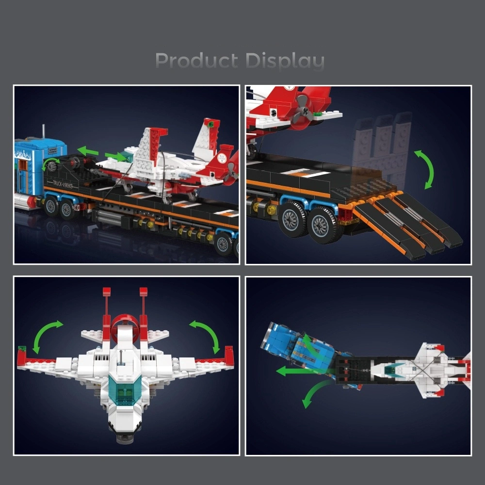 MouldKing 24090 Aircraft Transport Truck Technic