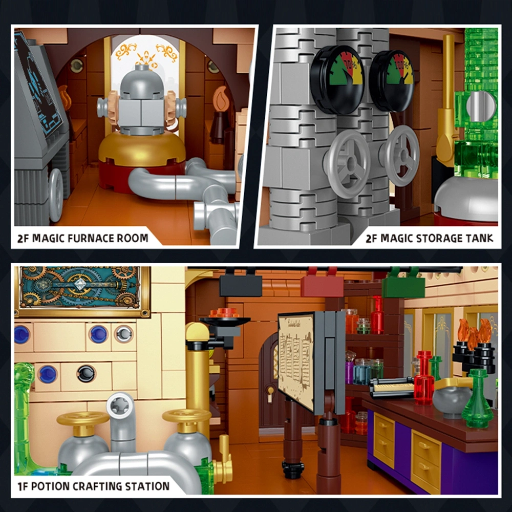 MORK 10321 Steam Magic Workshop Modular Buildings