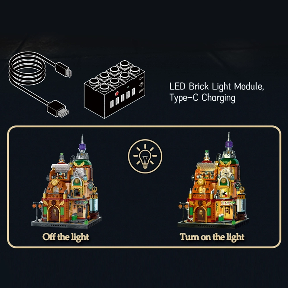 MORK 10321 Steam Magic Workshop Modular Buildings