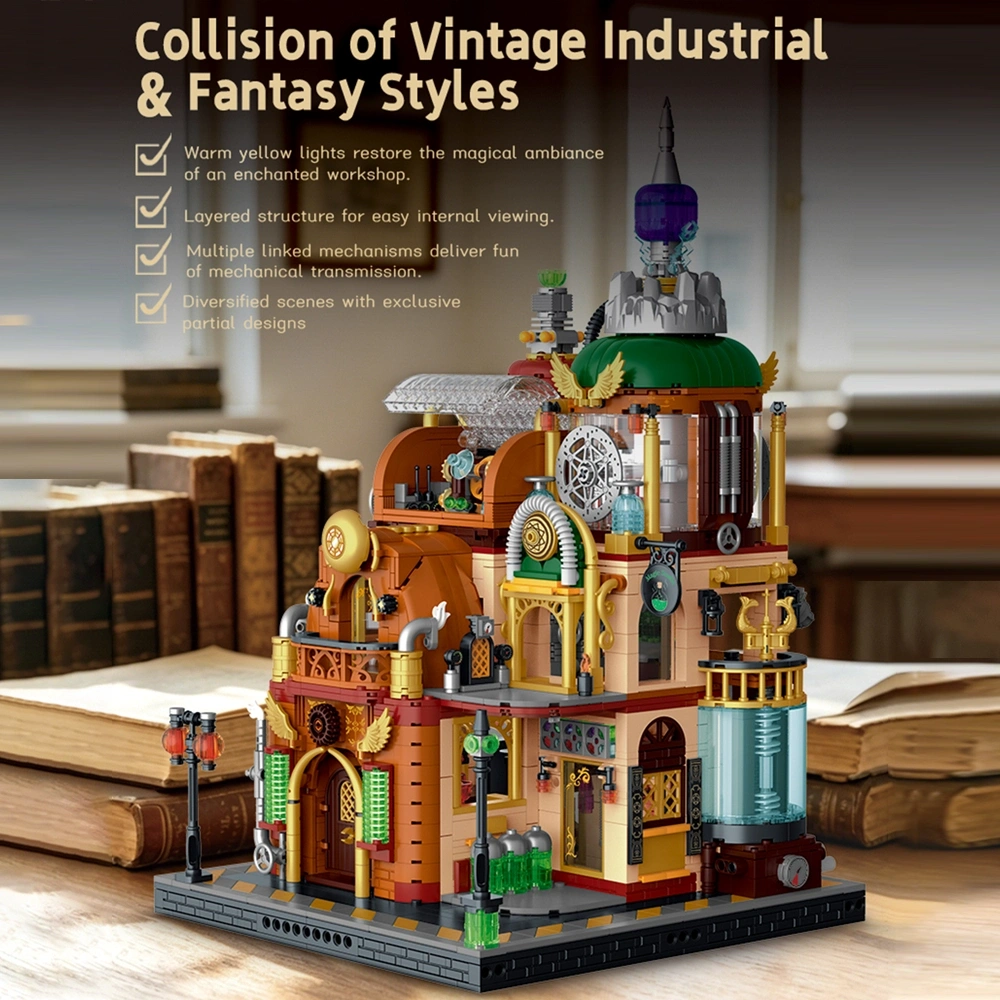 MORK 10321 Steam Magic Workshop Modular Buildings