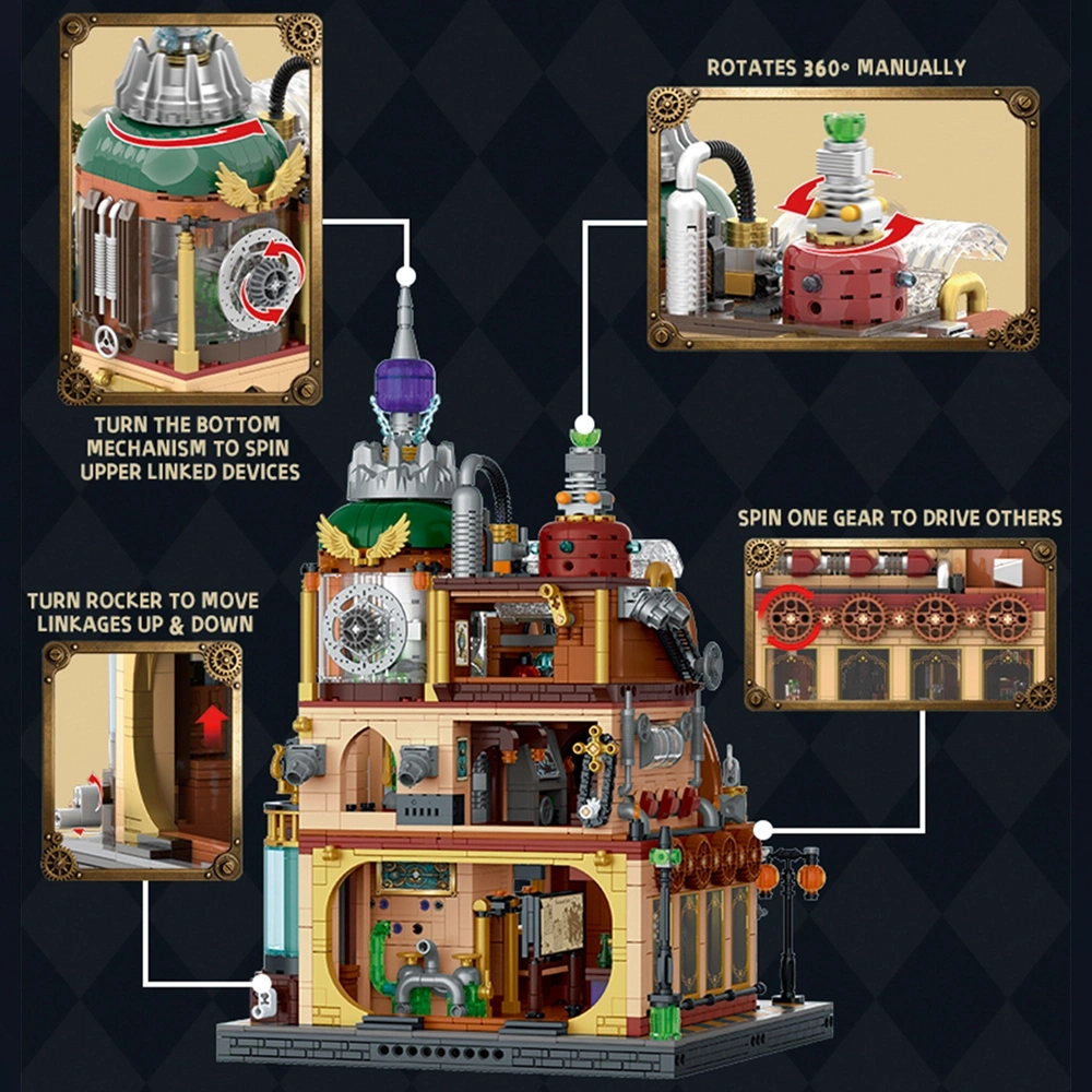 MORK 10321 Steam Magic Workshop Modular Buildings