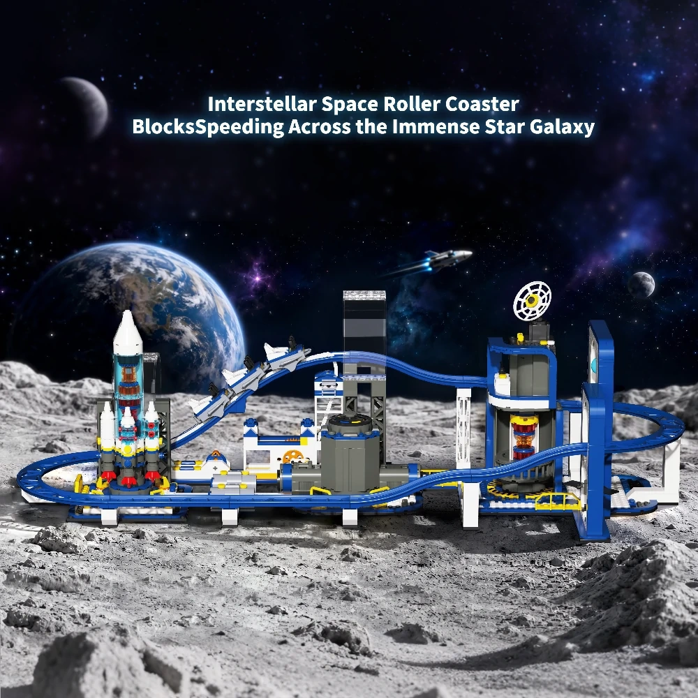 FreeTribe 36006 The Space Roller Coaster Creator Expert