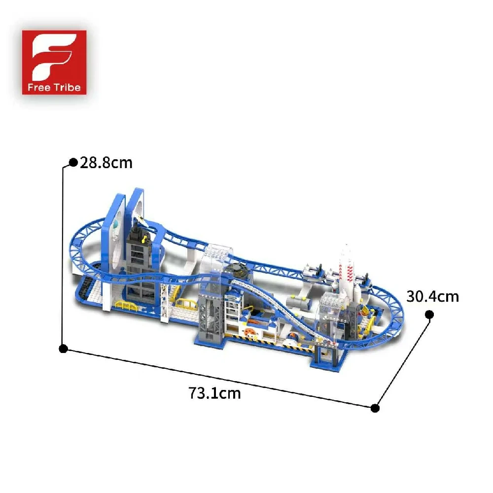FreeTribe 36006 The Space Roller Coaster Creator Expert