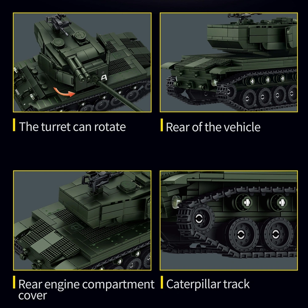 Leyi 66102 T26E4 Tank Military