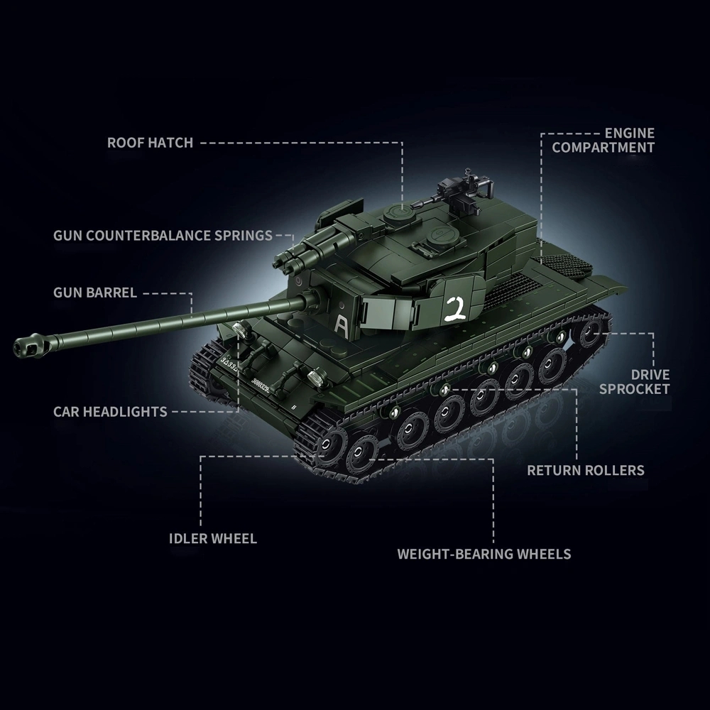 Leyi 66102 T26E4 Tank Military