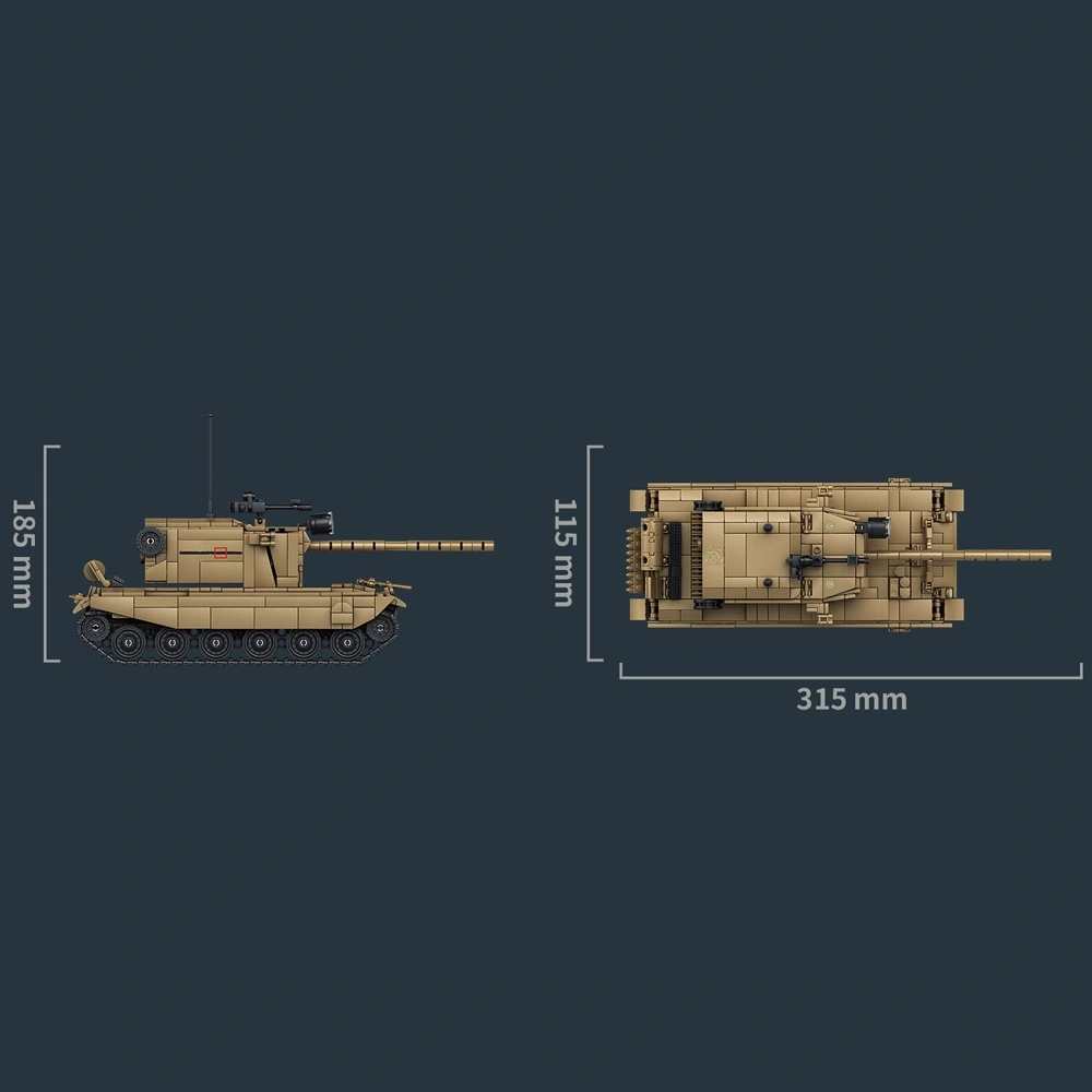 Leyi 66100 FV4005 TANK DESTROYER Military
