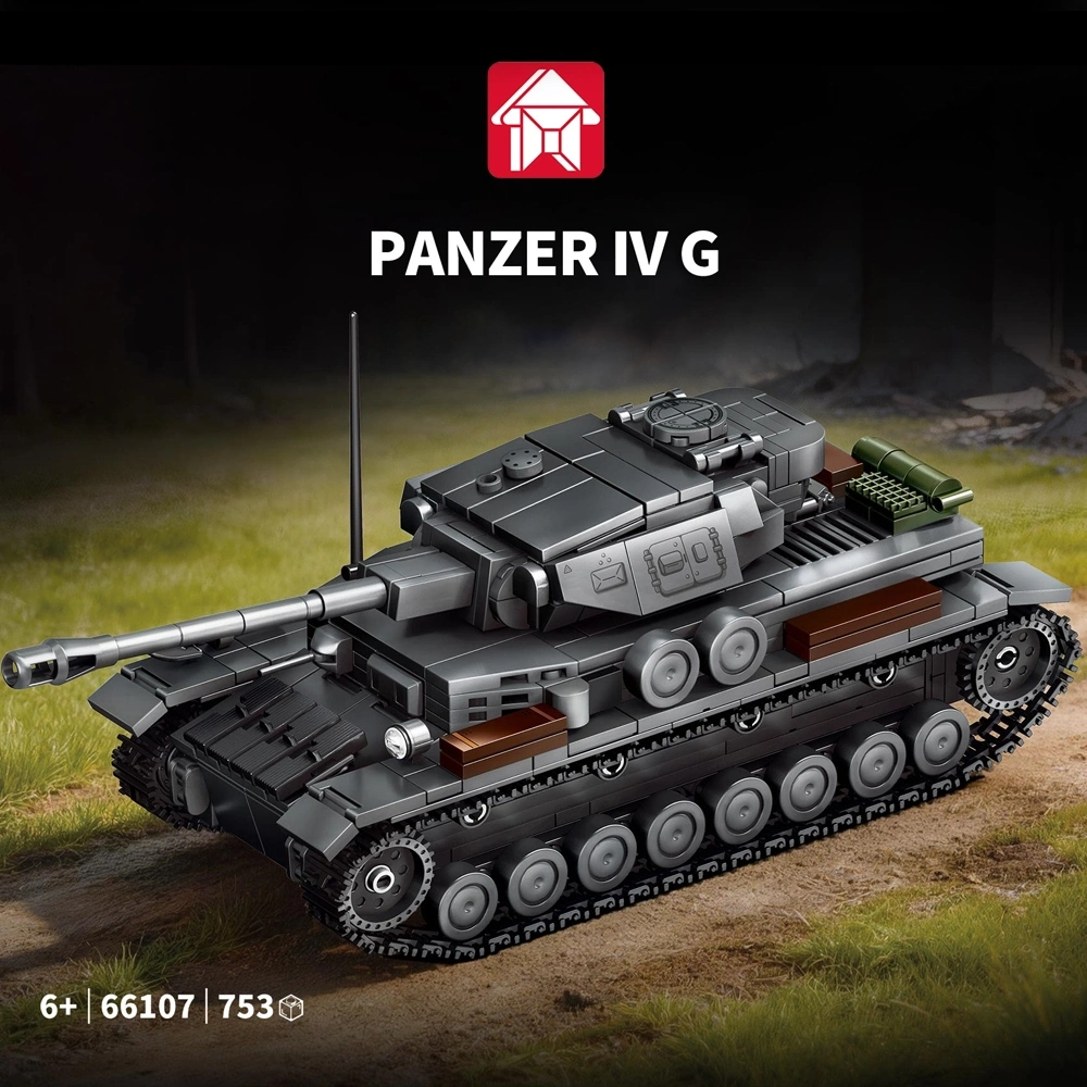 Leyi 66107 Panzer IV G Tank Military