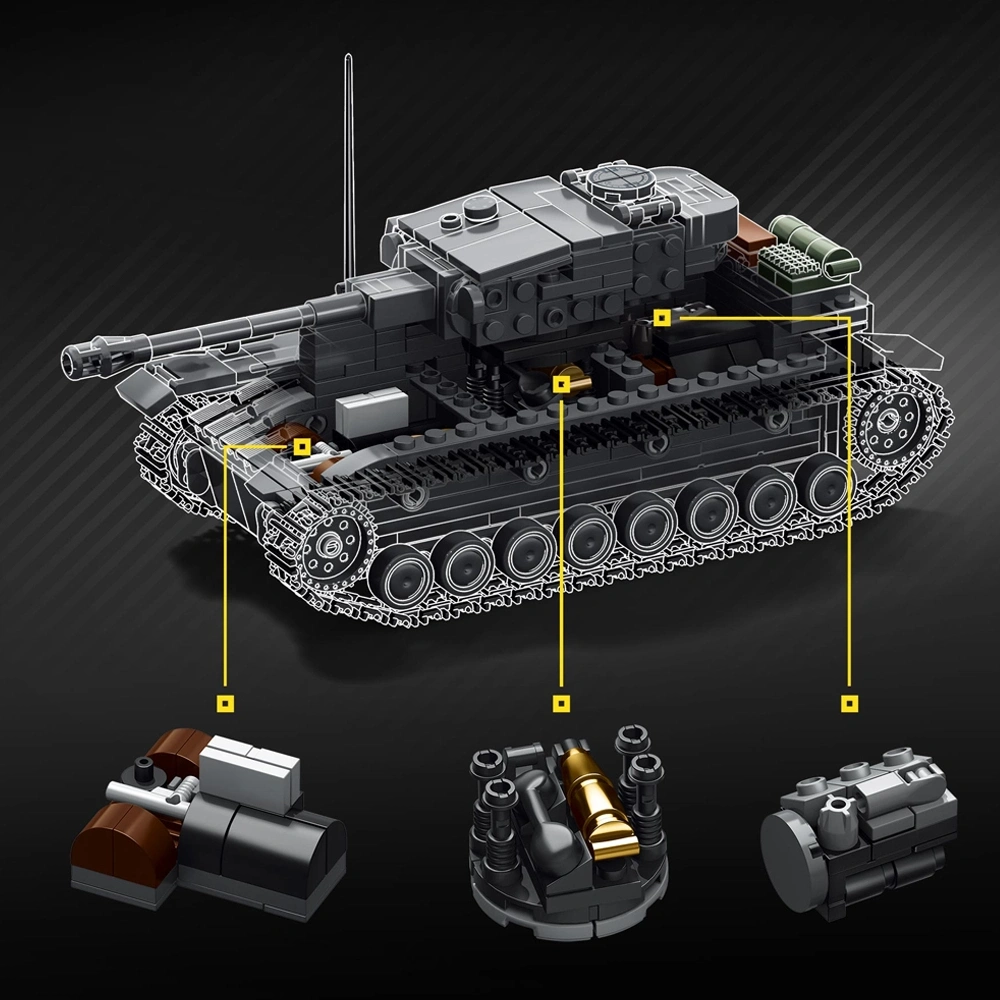 Leyi 66107 Panzer IV G Tank Military