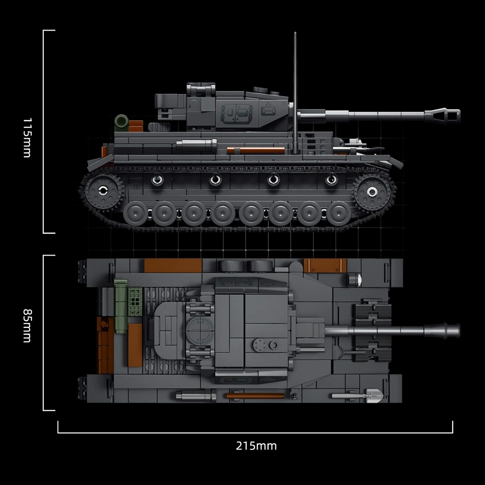Leyi 66107 Panzer IV G Tank Military