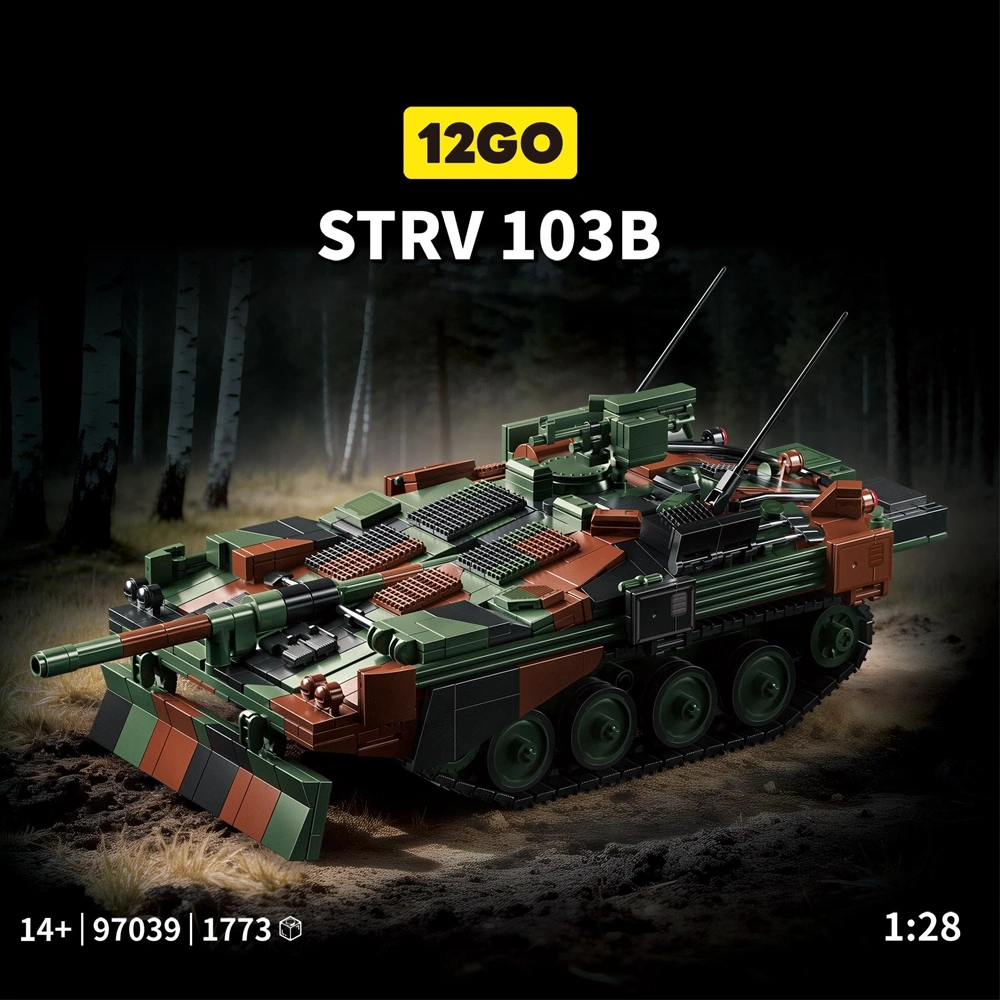 12GO 97039 Strv 103B Tank Military