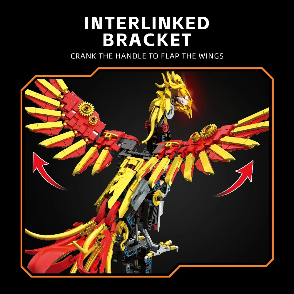 JIQi JQ1152 Mechanical Phoenix Creator Expert