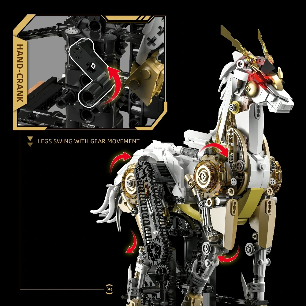 JIQi JQ1167 Mechanical Horse Creator Expert