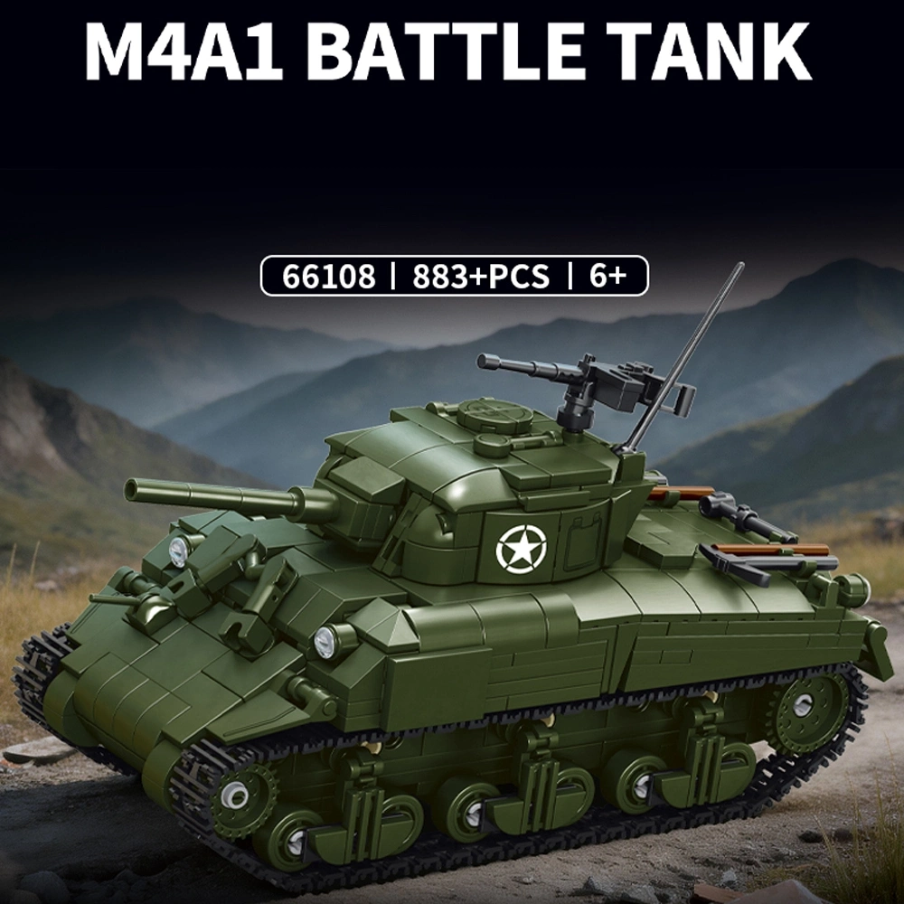 LeYi 66108 M4A1 Battle Tank Military
