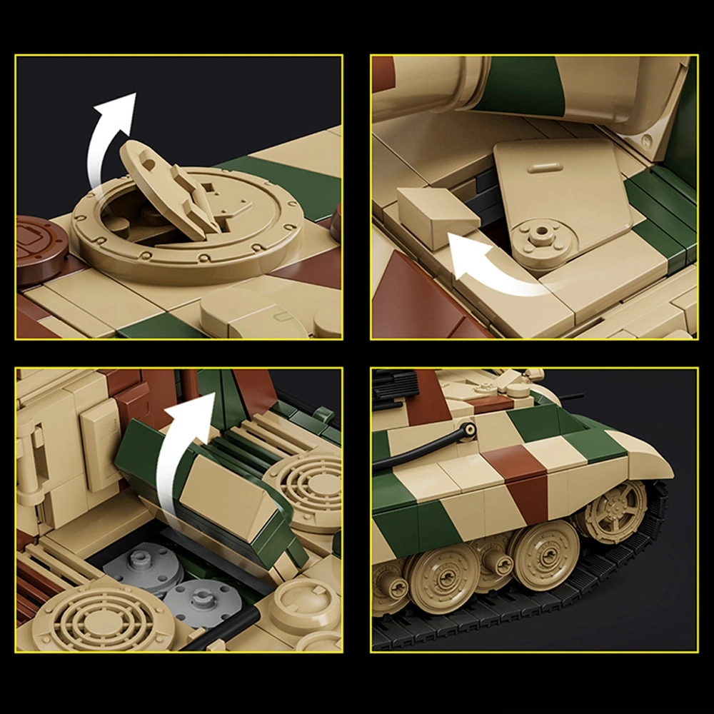 12GO 97060 Jagdtiger Tank Military