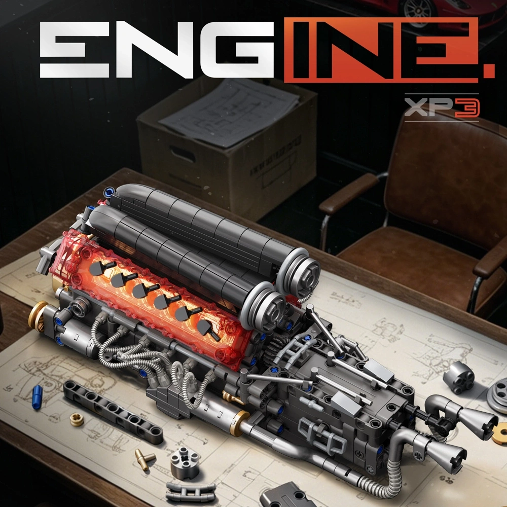 EIKEE Y15017 Ferrari SP3 Engine Technic