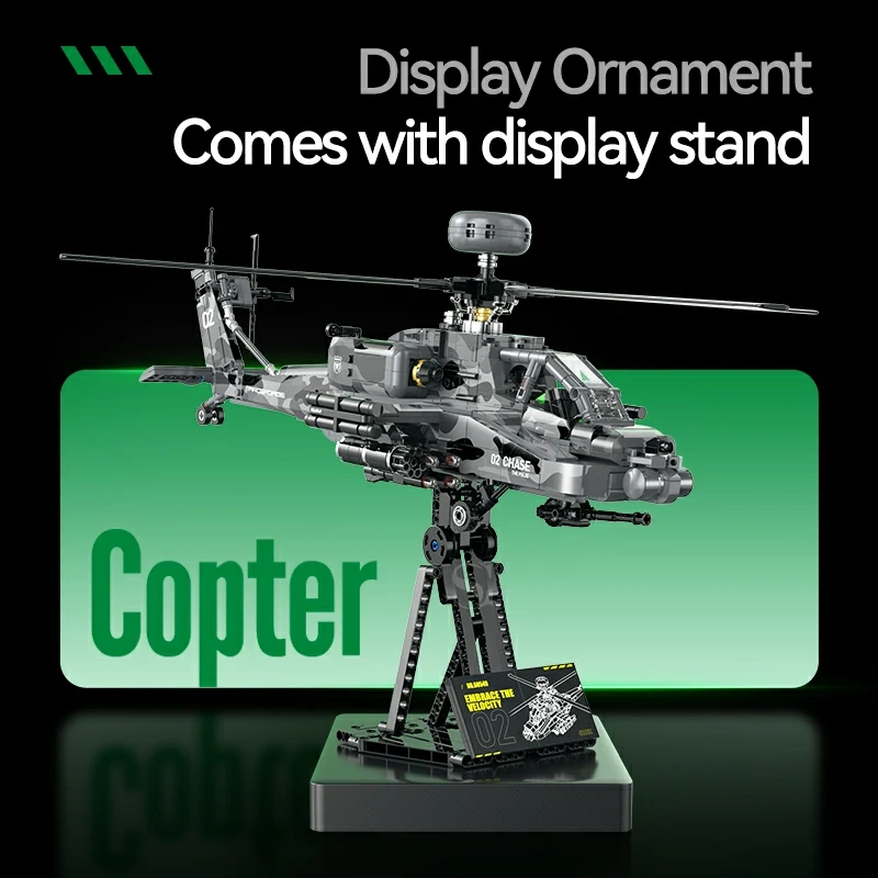 GULY 60549 Attack Helicopter Military