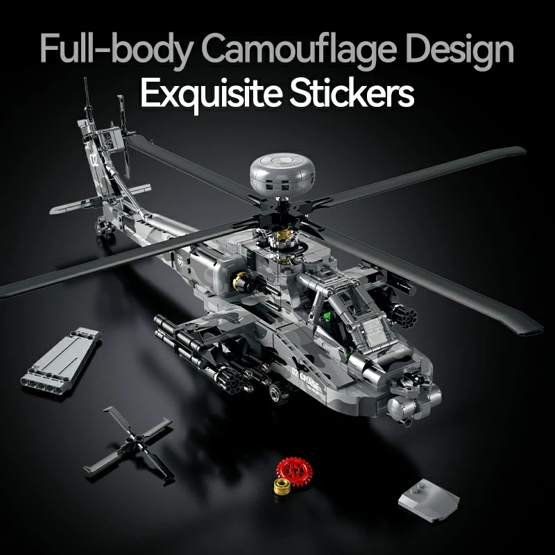 GULY 60549 Attack Helicopter Military