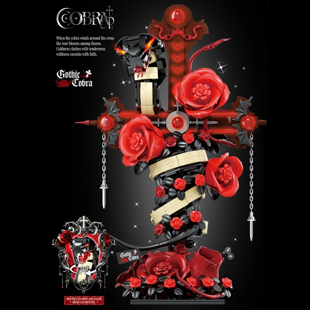 DK 3045 Gothic Cobra Cross Creator Expert