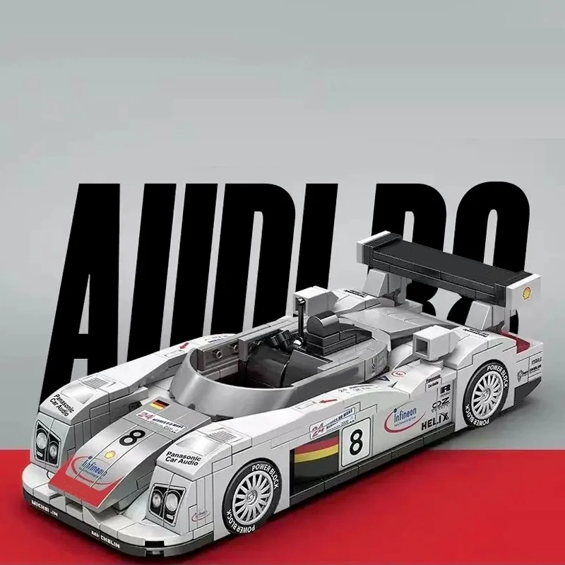 PowerBlock PB8813 Le Mans R8 8-Wide 1:32 Scale Car Technic