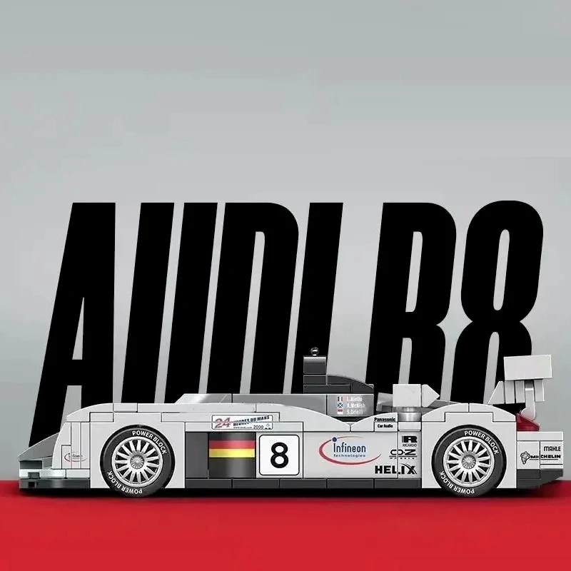 PowerBlock PB8813 Le Mans R8 8-Wide 1:32 Scale Car Technic