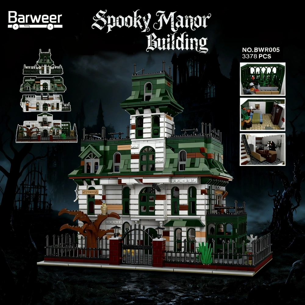 Barweer BWR005 Spooky Manor Building The Addams Family Modular Buildings